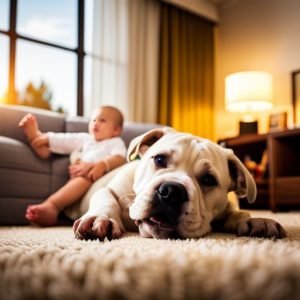 Ensuring Safety: American Bulldog and Baby Interactions