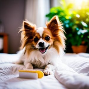 Shedding Season: How to Minimize Papillon Hair in Your Home