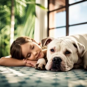 The Benefits of Raising an American Bulldog with a Baby