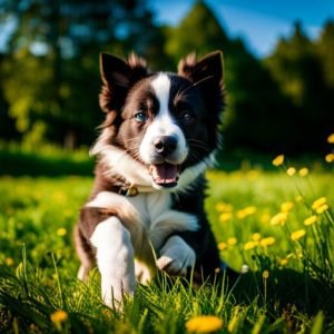 The Mesmerizing Beauty of Border Collie Puppies with Blue Eyes